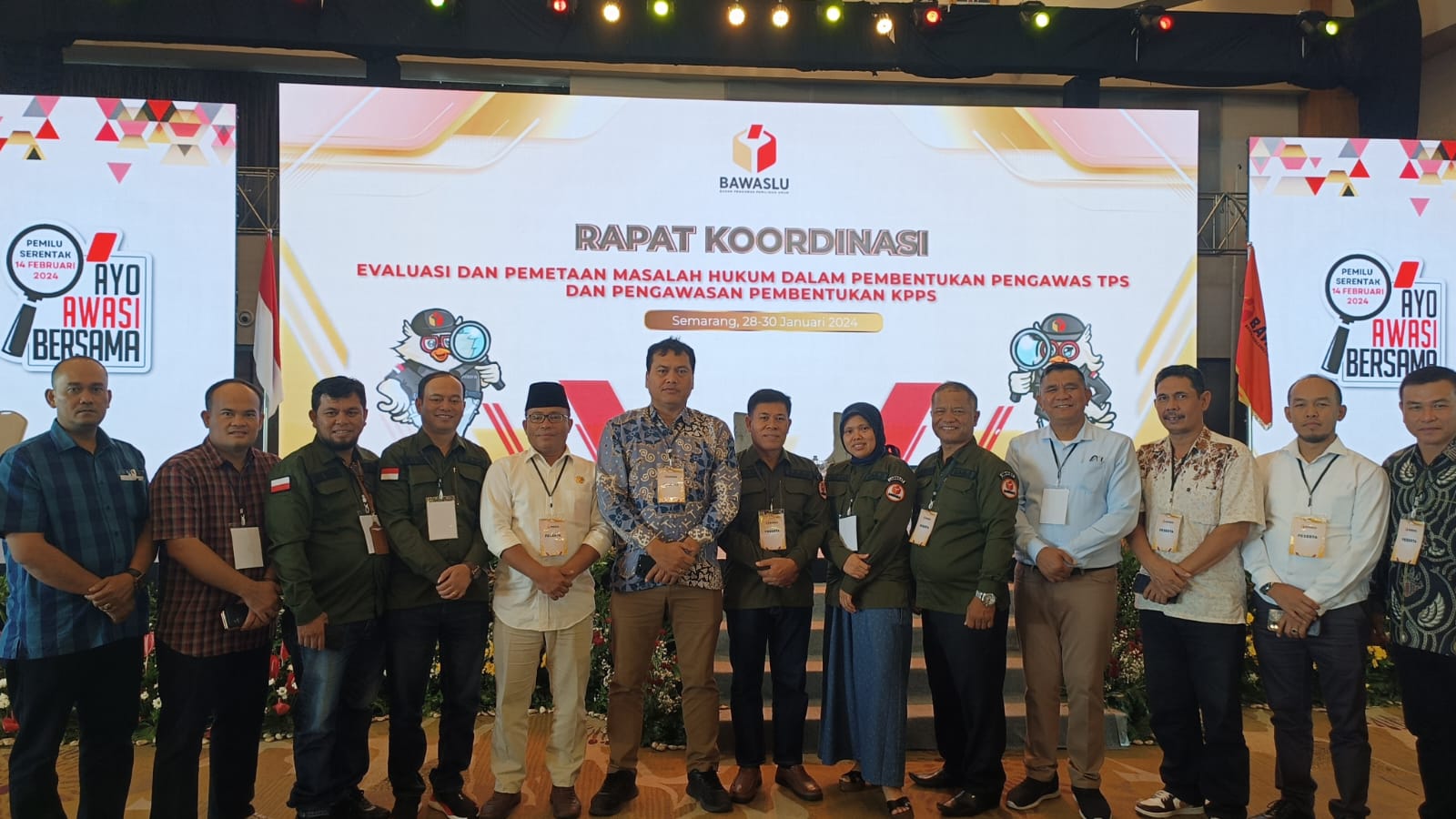 Fadhil Azhar Saat Hadiri Rakor  Evaluasi dan Pemetaan Masalah Hukum Pembentukan Pengawas TPS (PTPS) dan Pengawasan Pembentukan KPPS