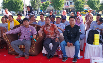 Julkifli Hadiri Simulasi Pemungutan & Perhitungan Suara Pemilu Tahun 2024 Dari Komisi Pemilihan Umum Kota Binjai