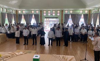 812 Pengawas TPS se-Kota Binjai Pada Pemilu Serentak 2024 Resmi di Lantik