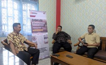 Dokumentasi kegiatan Diskusi Konsolidasi Demokrasi 