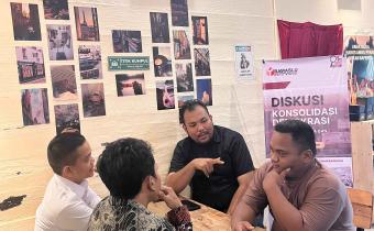 Dokumentasi kegiatan Diskusi Konsolidasi Demokrasi 