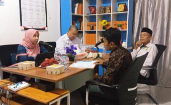 Dokumentasi kegiatan podcast 