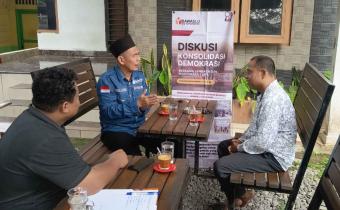 Dokumentasi kegiatan Diskusi Konsolidasi Demokrasi 